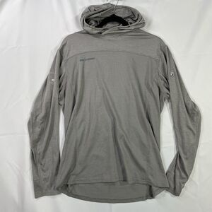 Kuhl Mens Engineered Hoody Large Long Sleeve Shirt Lightweight Breathable Gray